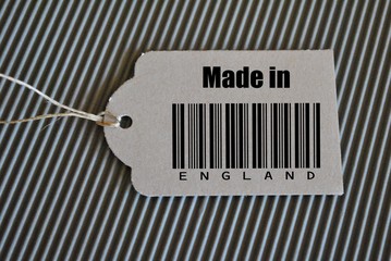 Made in England - obrazy, fototapety, plakaty