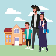 Student graduation cartoon