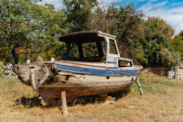 Old boat wreck