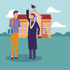 Student graduation cartoons