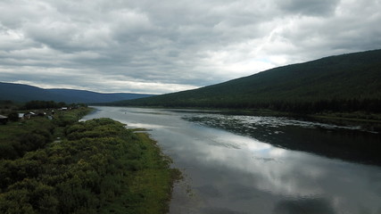 Fototapeta na wymiar Siberian River Lena