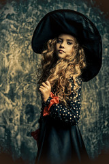 Fototapeta premium little young witch