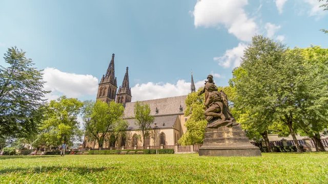Prague Vysehrad / Time Lapse Video 4K