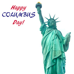 Happy Columbus Day (USA) background