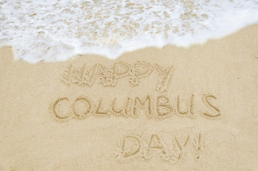 Happy Columbus Day (USA) background