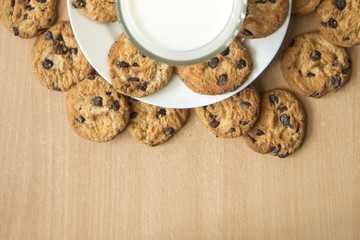 Chocolate Chip Cookies on the table