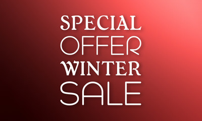 Special Offer Winter Sale - 