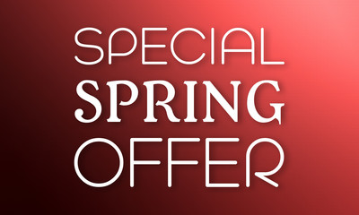 Special Spring Offer - 