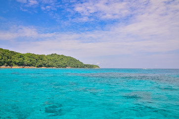 tropical beach in thailand