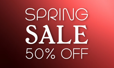 Spring Sale 50% Off - 