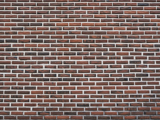 Dark red brick wall as a background texture