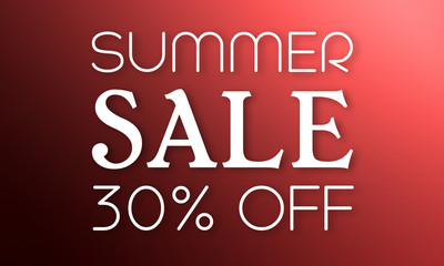 Summer Sale 30% Off - 