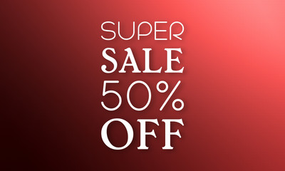 Super Sale 50% Off - 