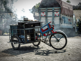 Fototapeta na wymiar Ecuador Food Bike