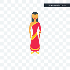 Indian vector icon isolated on transparent background, Indian logo design