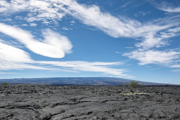 Mauna Loa Mountain seen from Saddle Road, Island of Hawaii