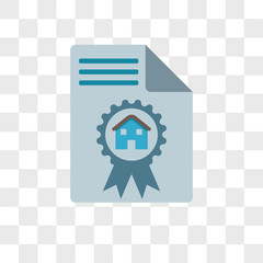 License vector icon isolated on transparent background, License logo design