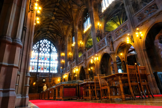 John Rylands Library in Mnachester, UK