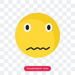 Sca smile vector icon isolated on transparent background, Sca smile logo design