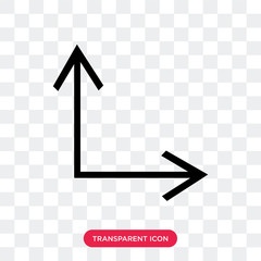 Move vector icon isolated on transparent background, Move logo design