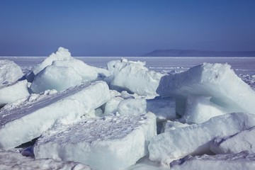 Fototapeta na wymiar Arctic, Antarctica, north.