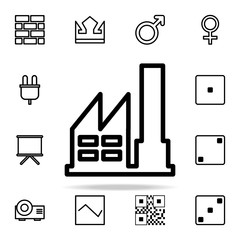 factory icon. web icons universal set for web and mobile