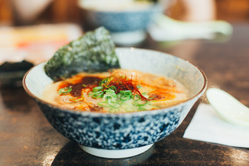 bowl of Japanese ramen