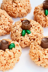 Delicious Crispy Rice and Marshmallow Mini Pumpkins