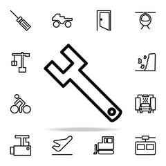 Fototapeta premium wrench icon. web icons universal set for web and mobile