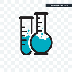 Labaratory vector icon isolated on transparent background, Labaratory logo design