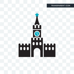 Kremln vector icon isolated on transparent background, Kremln logo design
