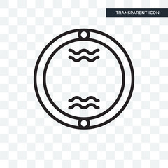 Badge vector icon isolated on transparent background, Badge logo design