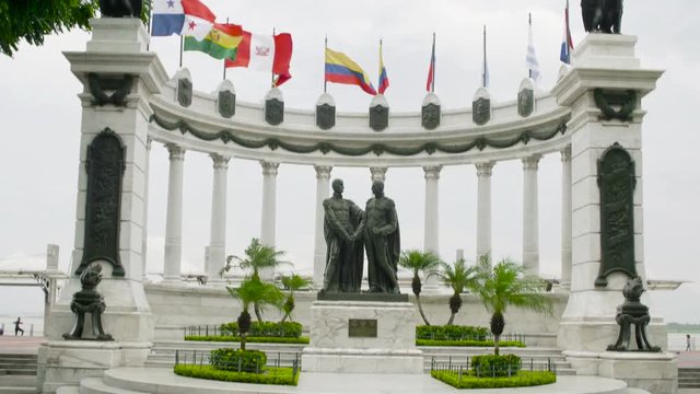 Guayaquil monument on Malecon