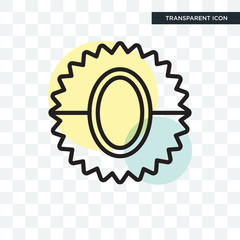Badge vector icon isolated on transparent background, Badge logo design