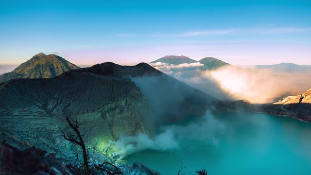 1. Landscape, Kawah Ijen popular landmark in indonesia