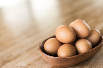 eggs on the table