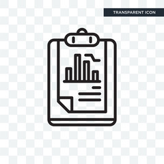 Analytics vector icon isolated on transparent background, Analytics logo design
