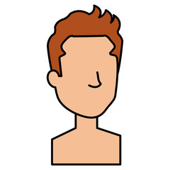 young man shirtless avatar character