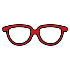 Fototapeta premium eye glasses isolated icon