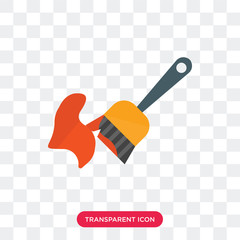 Paint vector icon isolated on transparent background, Paint logo design