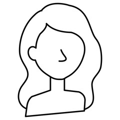 beautiful and young woman shirtless character