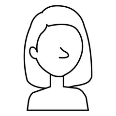 beautiful and young woman shirtless character