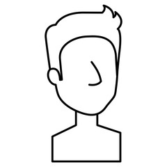 young man shirtless avatar character