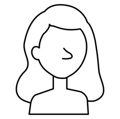 beautiful and young woman shirtless character