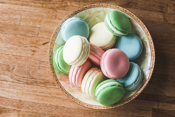 macarons on the table