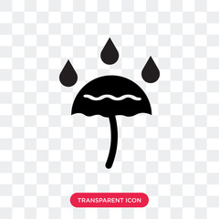 Protection vector icon isolated on transparent background, Protection logo design