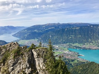 View of lake Lucerne Switzerland 