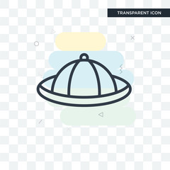 Hat vector icon isolated on transparent background, Hat logo design