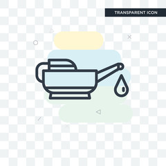 Oil vector icon isolated on transparent background, Oil logo design