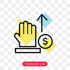 Payment method vector icon isolated on transparent background, Payment method logo design